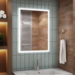 Зеркало 500 х 700 мм, сенсорное, с внутренней ЛЭД подсветкой  