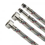 Гибкая подводка для смесителя (пара) 50 см, с короткими штуцерами.