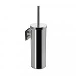 Ёрш для унитаза круглый, настенный, из нержавеющей стали, цвет ХРОМ.