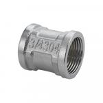 Муфта 3/4, м/м из нержавеющей стали марки 304