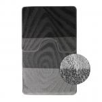 Коврик в ванную СИЛЬВЕР 202020 двойной, АНТРАЦИТ, 60х100 + 50х60 см, 100% полиэстер