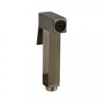 Лейка гигиеническая для биде квадратная, из нержавеющей стали, в блистере, цвет БРОНЗА.