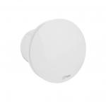 Вытяжной вентилятор, Ø100 мм, с обратным клапаном, круглый, закрытый, из АБС пластика, цвет БЕЛЫЙ.