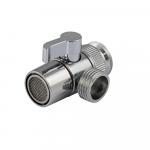 Рассеиватель металлический, с переключением на душ, наружняя резьба 1/2, цвет ХРОМ.