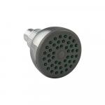 Лейка тропический душ малая, из высокопрочного АБС пластика, белая вставка, цвет ХРОМ.