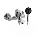 Смеситель для ванны с коротким изливом, шаровый, литой корпус, серия STYLE, цвет ХРОМ.