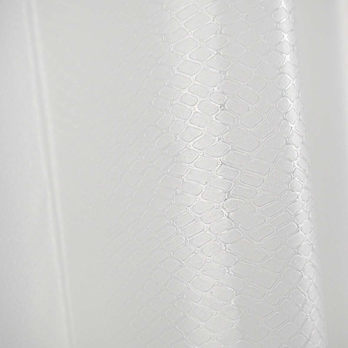 BRIMIX - Шторка для ванной комнаты виниловая EVA, с 3D эффектом, рельеф кожа, 12 прозрачных колец в комплекте