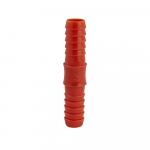 Штуцер соединительный 1/2"х1/2" (15х15мм), из АБС пластика, цвет оранжевый.