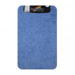 Коврик в ванную ШАГГИ ЭКО одинарный, ГОЛУБОЙ 50 х 80 см, 100% полиэстер, ворс 20 мм
