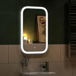 Зеркало 400 х 700 мм, сенсорное, с внутренней ЛЭД подсветкой