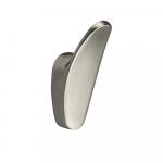 Крючок одинарный "лодочка", цвет САТИН.
