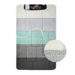 Коврик в ванную СИЛЬВЕР 71 двойной, АНТРАЦИТ, 60х100 + 50х60 см, 100% полиэстер