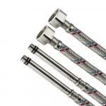 Гибкая подводка для смесителя (пара) 50 см, с ДЛИННЫМИ штуцерами.