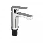 Смеситель для раковины, шаровый, литой корпус, цвет ХРОМ.