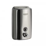 Дозатор для жидкого мыла 800 мл, настенный, с глазком, из нержавеющей стали марки SUS 304, цвет ХРОМ.