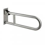 Поручень для инвалидов к унитазу, откидной, из нержавеющей стали