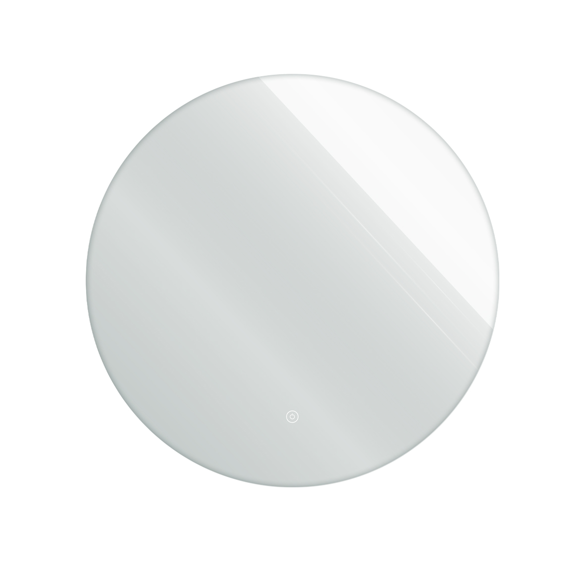 САНАКС - Зеркало D 600 мм, сенсорное, с внутренней LED подсветкой, безрамочное, круглое